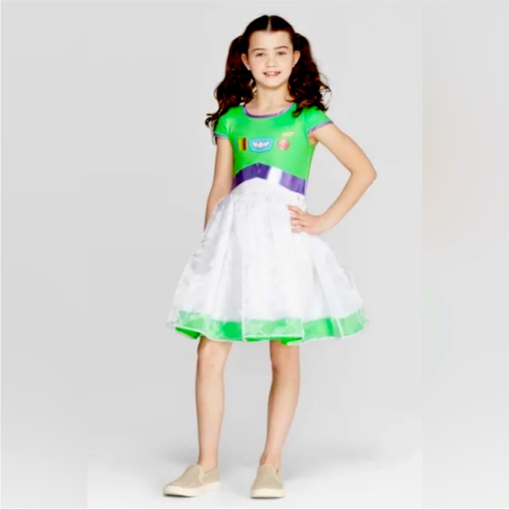 Girls Disney Toy Story Buzz Lightyear Costume Dress 6/6x